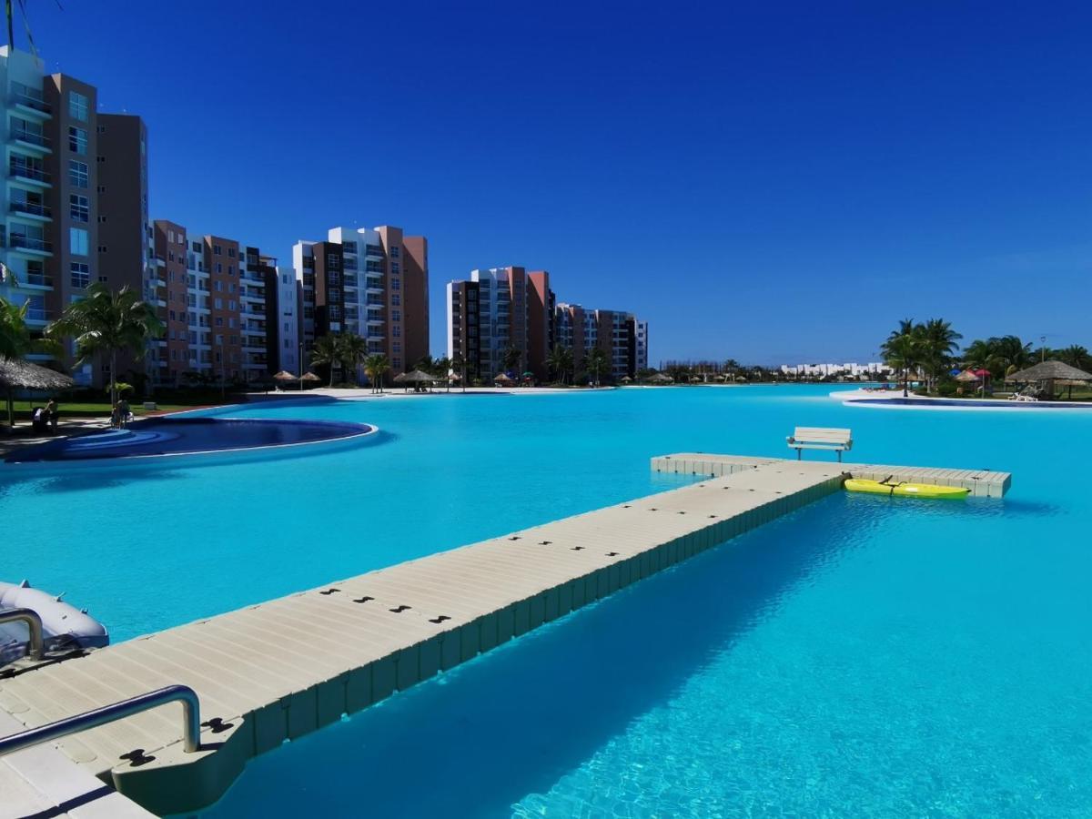 Hermoso Departamento En Dreams Lagoons Cancún Exteriör bild